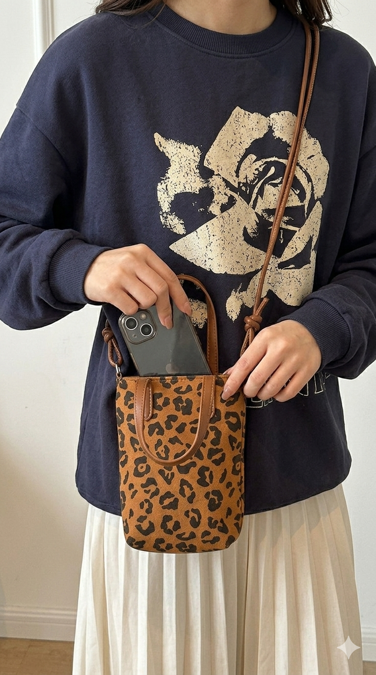 Hands-Free Crossbody Phone Bag – Compact Mini Purse for Everyday Essentials